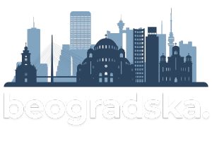 beogradska logo beli