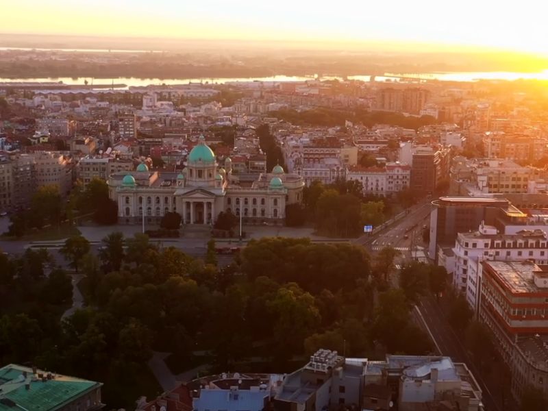 Beograd iz ptičije perspektive