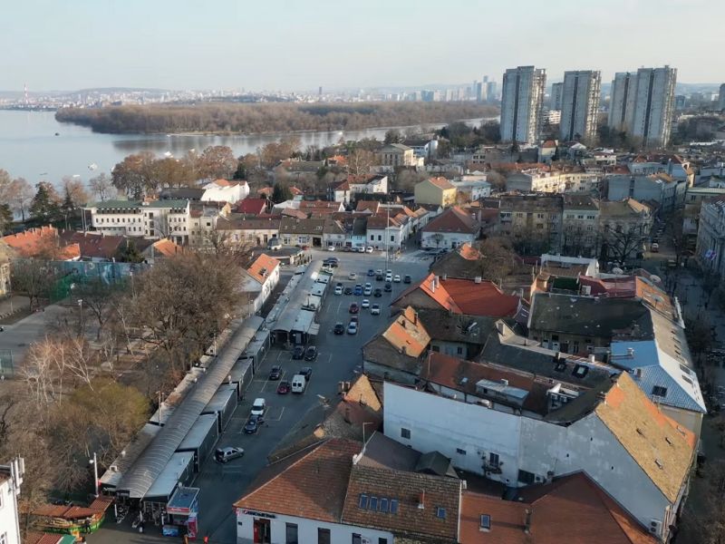 Zemun snimljen iz drona